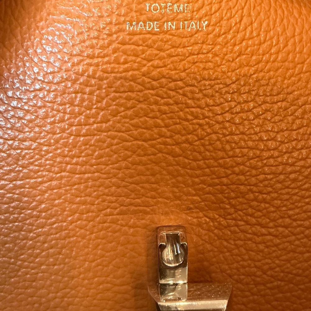 Toteme T lock Leather Clutch - Picture 3 of 5